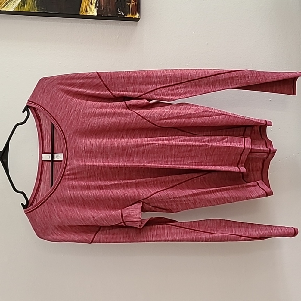 Lululemon Long Sleeve Top in a Heathered Mauve